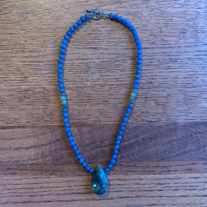 Stunning Apatite and Labradorite Necklace